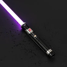 New Jedi Qui-gon Jinn Pixel Lightsaber Smooth Swing Saber With 16 Set Sound Fonts Heavy Dueling Glow Laser Sword Toys For Adult