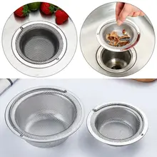 New Kitchen Sink Handheld Stainless Steel Strainer Creative Home Floor Drain Cover Bath Sink Drain Hair Filter  Anti-Blocking
