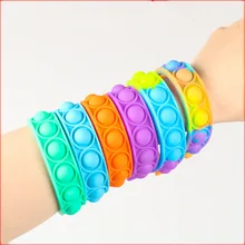 New Luminous Bracelet Fun Colored Silicone Wholesale Educational Decompression Toy Birthday Gift Kids Toys Glow In The Dark