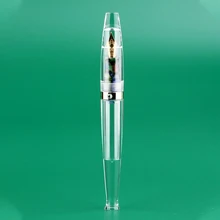 New MAJOHN S5 Resin Fountain Pen Dropper pen Transparent Iridium EF F nibz Large-Capacity Ink Storing school office Writing Pens