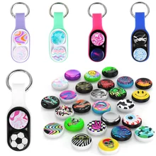 New Poppuck Fidget Spinner Series Decompression Silicone Educational Fingertip Toys Elastic Magnet Toys Children Christmas Gift