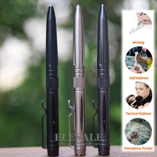 New Tactical Pen Self Defense Aluminum Ball Point Pen With Tungsten Steel Head Glass Breaker Outdoor EDC Tool Gift Box