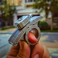 New Tank Spinning Push Slider EDC Fidget Toys Anti Stress Toys Hand Spinner ADHD Autism Stress Relief Decompression anxiety ring