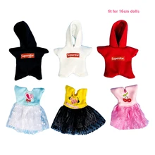 Newest Arrival 6 Item Retro Serie 16cm Doll Mermaid BJD 1/12 Doll Dress Up Set with Clothes Girl Toys for Kids DIY Presents Toys