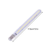 Night Light Portable 24 LED Reusable USB Powered Mini Bedside Table Lamp Home Office Reading Learning Lighting Tool