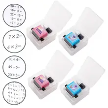 Number Rolling Stamp Addition & Subtraction & Multiplication & Division Question Stamp Within 100 Pupils Math Practice