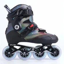 Original CALARY Slalom Slide Inline Roller Skates for Free Sakting FSK Street Asphalt Road Skating 90A Wheels Adults Patines