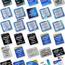 Original Core i7 3 4 5 6 7 8 9 10th Generation Laptop Desktop CPU Label Sticker