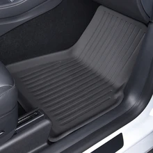 Original vehicle stripe rubber mat for Tesla Model 3 non-slip floor Mat for Tesla Model Y trunk mats Carpets