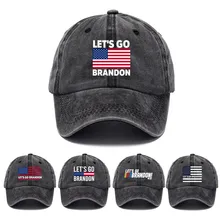 Outdoor Multi color Baseball cap Summer Autumn sport hat Lets go brandon Printed Trucker hat for cycling Hunting Climbing