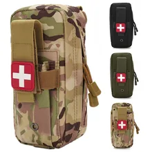 Outdoor Tactical Bag Camouflage Mountaineering Hanging Waist Pack Tool Storage Bag for Everyday Carry Trauma Emergency Accessory