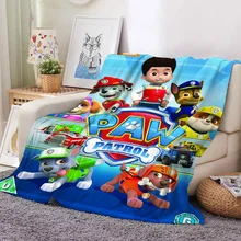 PAW Patrol  Dog Patrol Flannel Coral Blanket Children's Cartoon Printed Blanket Baby Blanket