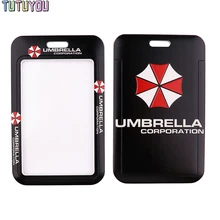 PC3069 Umbrella Sign Lanyard Credit Card ID Holder Badge Student Women Travel Bank Bus Business Card Cover Badge