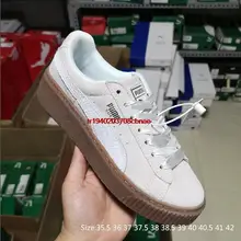 PUMA SUEDE PLATFORM Men Women Casual Shoes Designer Leather Skateboard Shoes Man Sneakers Lace-Up Flats Walking Shoes P26