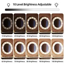 Pack of 10 Bulb Brightness Adjustable Light Make Up Mirrors Vanity Lighting Bulbs Tool Household Bedroom Beauty Salon