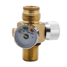 Paintball CO2 Tank Valve with On/Off Thread M18X1.5
