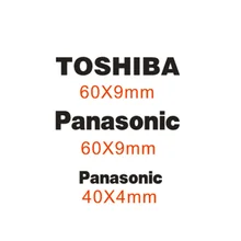 Panasonic Metal Sticker Air Conditioner Refrigerator Washing Machine Logo Sticker Electrical Appliance Sticker Decoration
