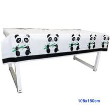 Panda Party Decorations Happy Birthday Banner Balloons Disposable Gift Bags Straw Spoon Cup Tablecloth Baby Shower Supplies
