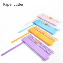 Paper Cutter A5 Portable Cutting Artifact Mini Manual Photo Paper Desktop Manual Diy Cutting Tool Office Sliding Paper Cutter