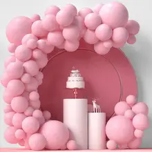 Party Decoration Supplies Round Solid Latex Balloon Set For Birthday Wedding Valentines Day Baby Shower