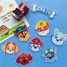 Paw Patrol Dog Kids Brooch Dog Patrol Pin Cartoon Reward Medal Kids Toy Clothes Decoration Jewelry Acrylic Badge Birthday Gift