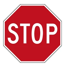 Personalit Stop Sign Wall Decal Sticker Large Wall Decoration Decor Sticker  Window Locker Door Waterproof Sunscreen Vinyl Decal