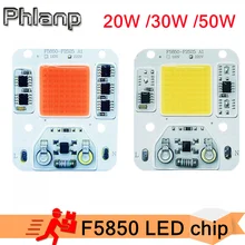 Phlanp 110V 220V LED Chip 20W 30W 50W COB Chip No Need Driver LED Lamp Beads for Flood Light Spotlight Lampada DIY Lighting