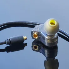 Pizen SF-001 Dual Dynamic Drivers In-Ear Earphone with Detachable MMCX Cable Earbuds with Microphone for Singer/Live Stream