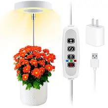 Plant Growth Lamp Plugged Into The Ground Telescopic Light Fill Pole Succulent Spectrum Led Imitation Indoor Full Hydro Z8z0