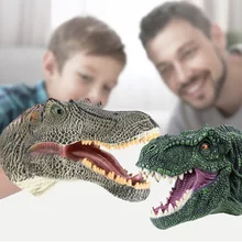 Plastic Dinasour Shark Hand Puppet Toys Funny Game for Children Simulation Animals Head Gloves Kids Boy Gifts