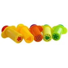 Playdough Sets For Kids Ages 3 Assorted Designs Dough Extruders Set 5 Pieces Dough Play Kit Accessories Assorted Designs Dough