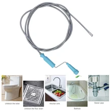 Plumbing Dredge Tools Sewer Cleaning Brush Holes Cleaner Drain Pipe Sink Hair Grime Remover Toilet Brush Home Cleaning Suppies
