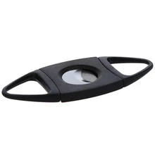 Pocket Stainless Steel Cigar Cutter Double Blades Knife Scissors Tobacco Gift