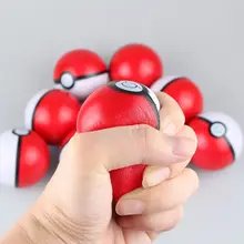 Pokemon Fidget Toys Pokeballs Soft Luminous and Multicolor Crystal Pet Pokebolas Poke Action Figure Game Ball Christmas Gift