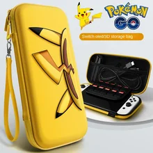 Pokemon Pikachu Switch OLED Storage Bag for Nintendo Switch NS Oled Cover Case Protector Carrying Case New Travel Portable Pouch