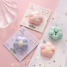 Portable Mini Pocket Utility Knife Flower Shaped Utility Knife Retractable Kawaii Kids Paper Cut Knife Office Stationery Supply