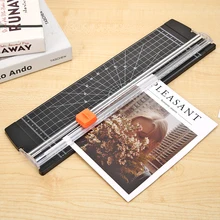 Portable Paper Cutter Plastic Base Office Home Stationery Knife A5/A4 Paper Card Cutting Blade Art Trimmer Crafts Tools