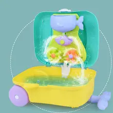 Portable  Practical Beach Game Sandbox Set Toys Plastic Beach Playing Toys Wear Resistant   for Outdoors