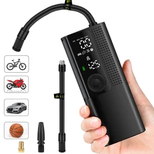 Portable mini Bike Electric Air Inflator 120PSI Car Air Compressor Bicycle Air Pump Rechargeable Tire Pump Car Tyre Inflatable