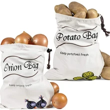 Potato storage bag Canvas bundle pocket Onion bag Onion fresh-keeping bag