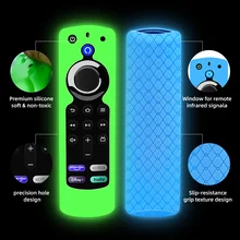 Protective Fire TV Silicone Case Cover Silicone Sleeve Shockproof Anti-Slip Replacement for TV Stick 4K Remote