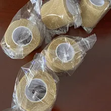 Pure Color Non-woven Self Adhesive Bandage Sports Tape Finger Joints Medical First Aid Kit Pet Vet Wraps