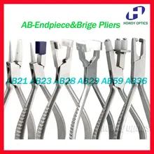 Quality Eyeglasses Endpiece Bridge Plier AB21 AB23 AB28 AB29 AB59 AB36 Glasses Tool