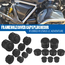 R1250GS LC Adventure ADV R1200GS 2019 2021 2022 9PCS R1250GS Frame Hole Cover Caps Plug Decor For BMW R1250 R1200 R 1250 1200 GS