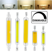 R7s LED COB Light J78 J118 Bulbs 78mm 118mm 5W 10W 20W 110V 220V Floodlight Worklight J Type Double Ended White Lamp Glass Tube