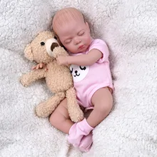 RBG Reborn Finished Dolls Luna Reborn Baby 30cm New Face Realistic Lifelike Newborn Baby Mini Baby Girl Gifts