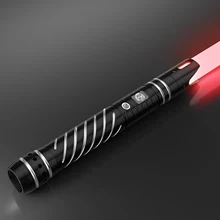 RGB Lightsaber 15 Colors Sensitive Smooth Swing Sound Fonts FX Duel Jedi Sword For Children Adults Birthday Xmas Gift USB Charge