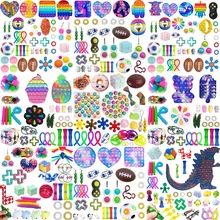 Random Mystery Gifts Fidget Toys Pack Surprise Box 300 Different Fidget Toy Set Antistress Simple Dimple Stress Relief