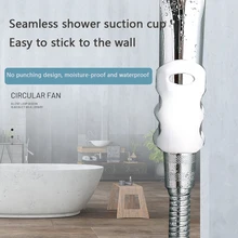 Removable Silicone Shower Head Holder Shower Mounting Brackets Suction Cup Handheld For Bathroom Fixture Faucet Replacement Part