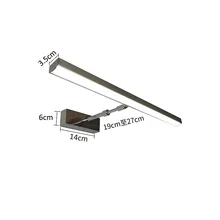 Retractable Mirror Headlight LED Wall Lamp Mirror Light Waterproof Anti-Fog Bathroom Vanity Dressing Table Bathroom Lamp 85-265v